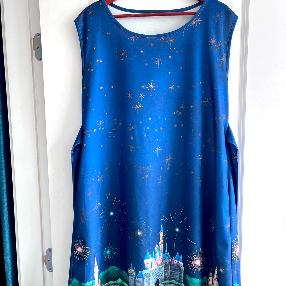 Disney inspired Tie Wrap Dress Happily Ever After by Kay Pop Art